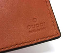 Gucci Wallet Guccissima Orange Brown Leather Bifold