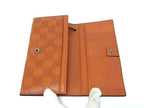 Gucci Wallet Guccissima Orange Brown Leather Bifold