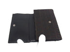 Fendi Bifold Wallet Zucchino Brown Black Canvas Leather