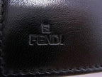Fendi Bifold Wallet Zucchino Brown Black Canvas Leather