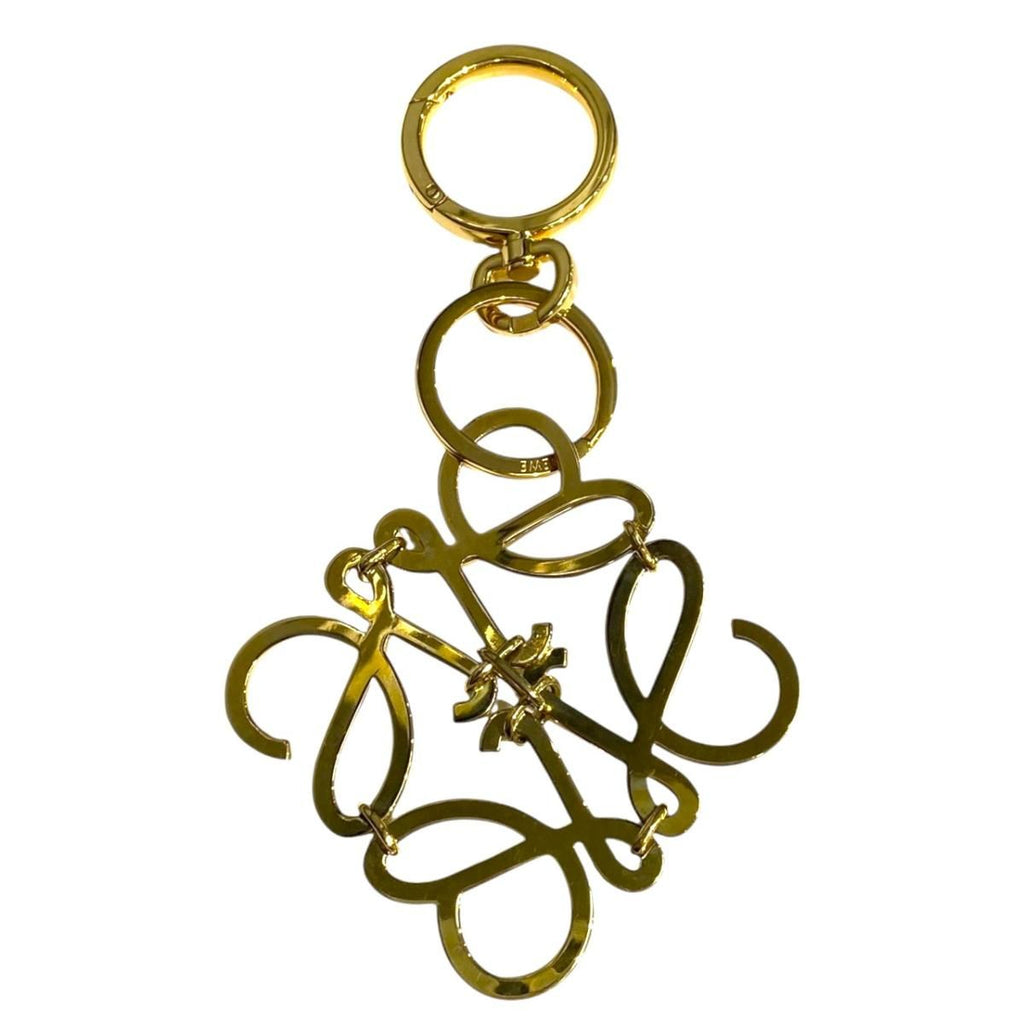 Loewe Bag Charm Anagram Logo Gold — view 2