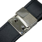 Louis Vuitton Bag Charm Key Ring Damier Valet Infini Leather Black Silver — view 6