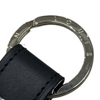 Louis Vuitton Bag Charm Key Ring Damier Valet Infini Leather Black Silver — view 4