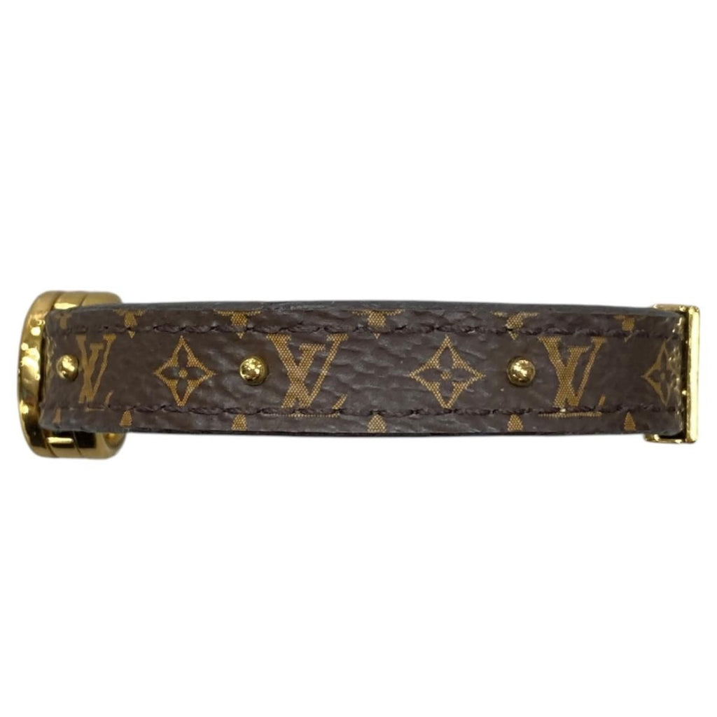 Louis Vuitton Bracelet LV Circle Monogram LV Logo Gold — view 3