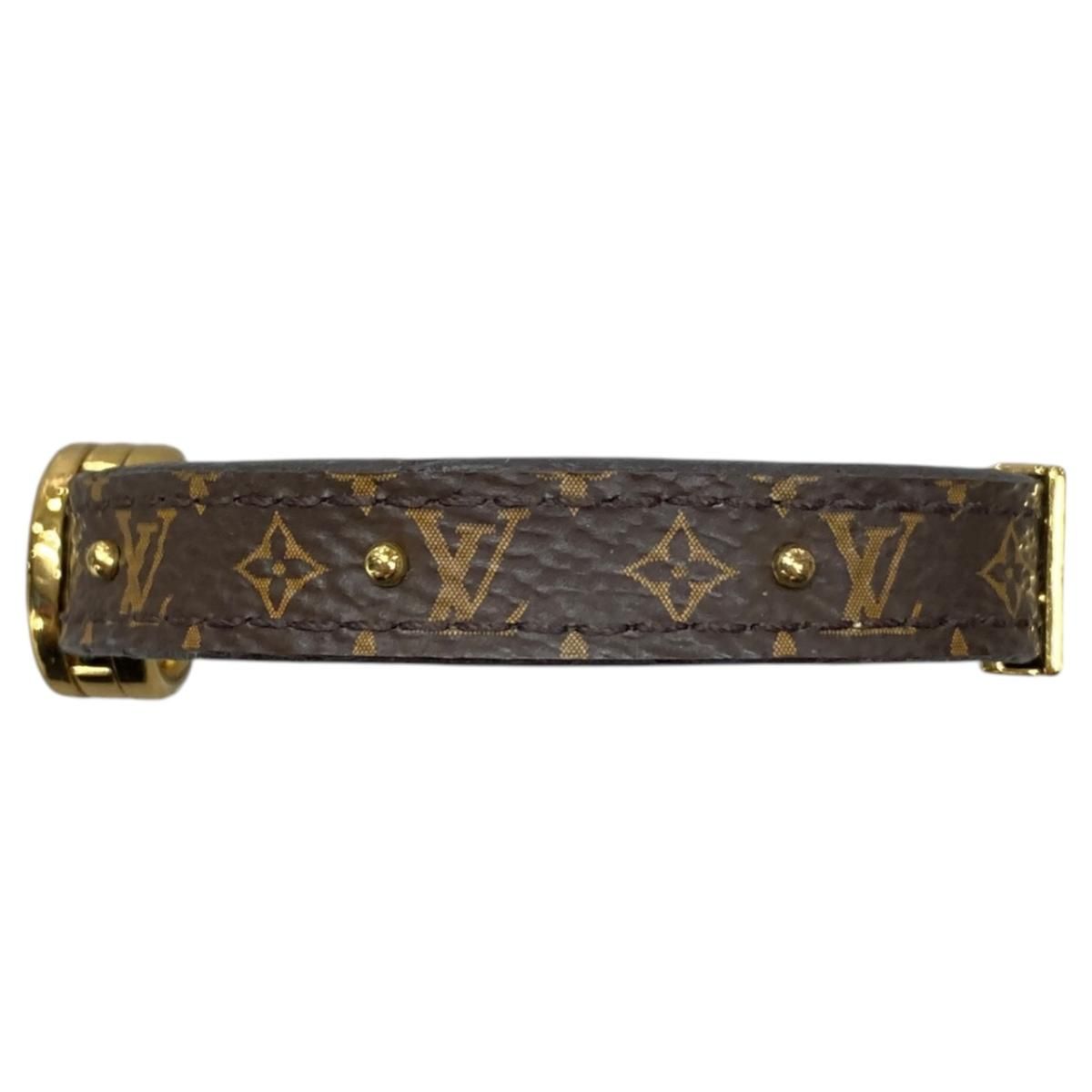 Louis Vuitton Bracelet LV Circle Monogram LV Logo Gold — view 3