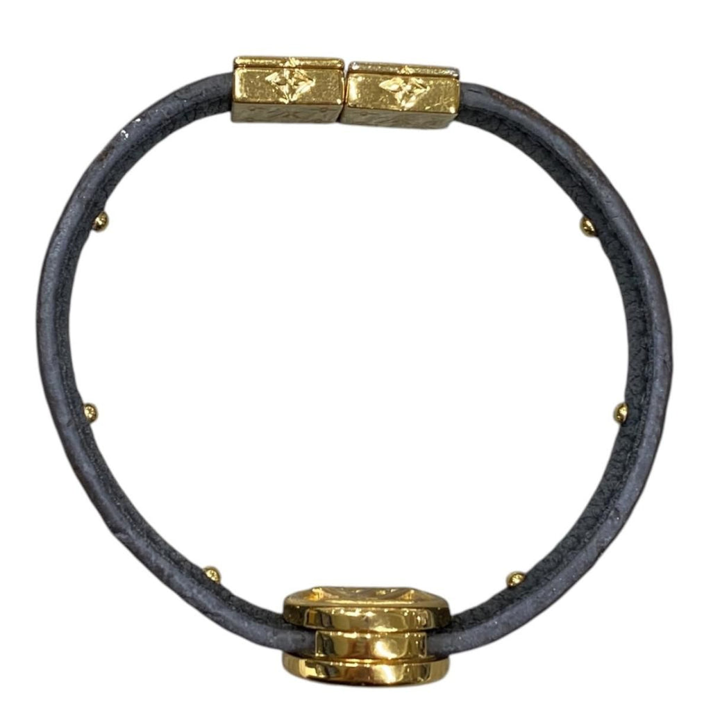 Louis Vuitton Bracelet LV Circle Monogram LV Logo Gold — view 7