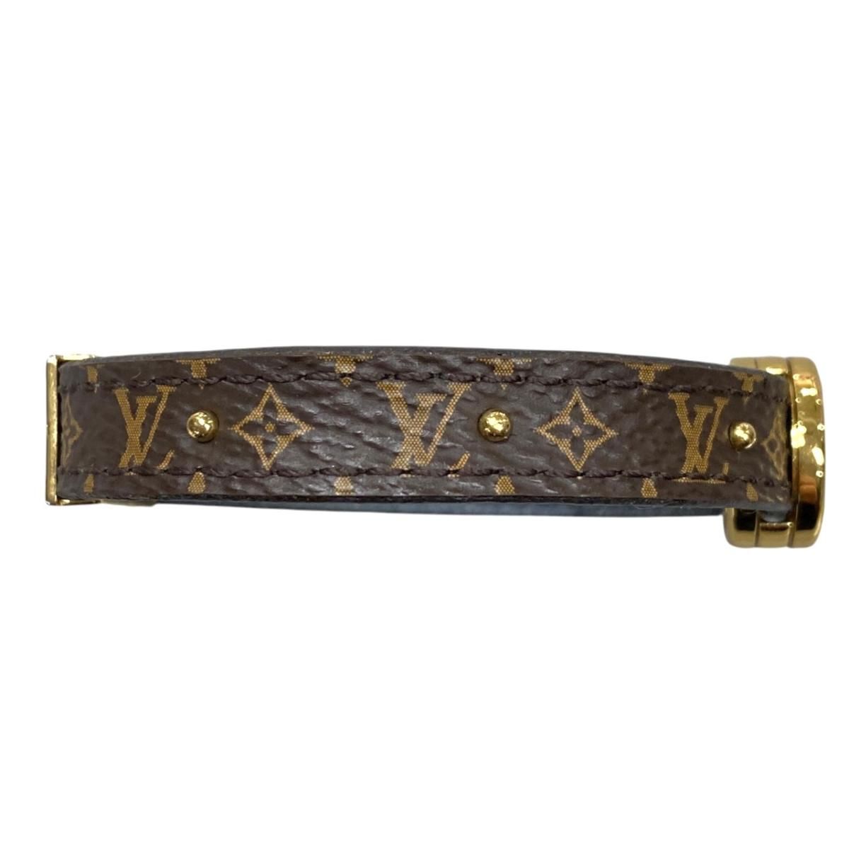 Louis Vuitton Bracelet LV Circle Monogram LV Logo Gold — view 4
