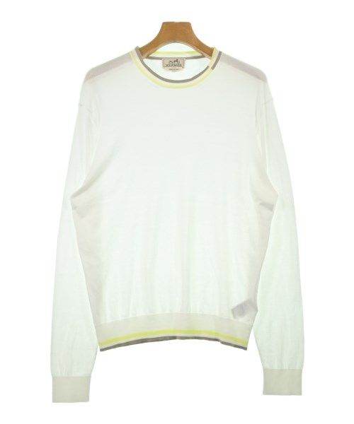 Hermes Knit Sweater White