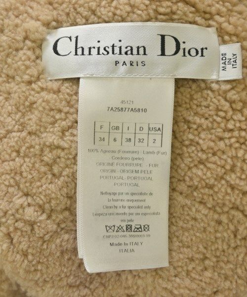 Dior Shearling Coat Beige — view 3