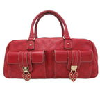 Gucci Guccissima GG Logo Mini Boston Bag Cadena Motif Leather