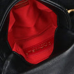 Chanel Shearling Fur Decoration Turnlock Chain Shoulder Bag