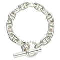 Hermes Chaine D'ancre MM Silver Bracelet