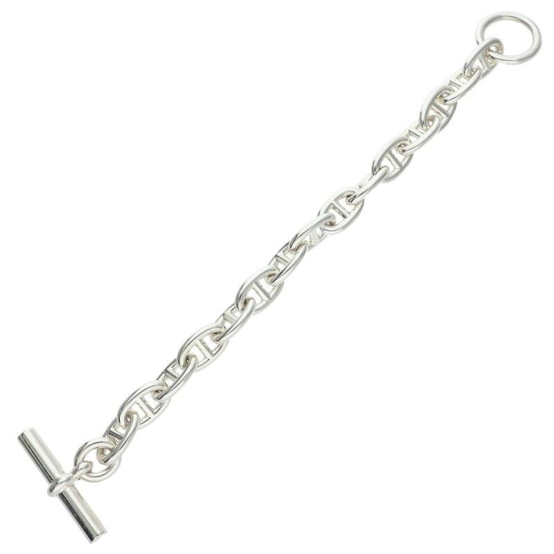 Hermes Chaine D'ancre MM Silver Bracelet