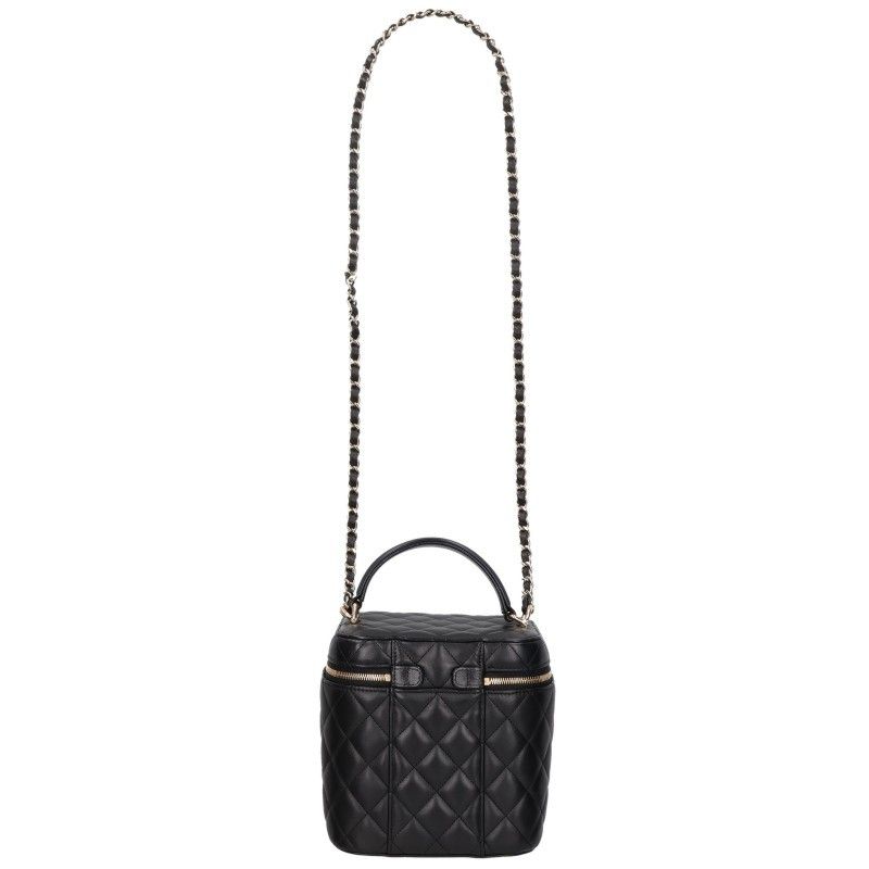 Chanel Quilted Vanity Lambskin Chain Shoulder Bag