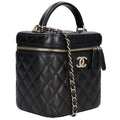 Chanel Quilted Vanity Lambskin Chain Shoulder Bag