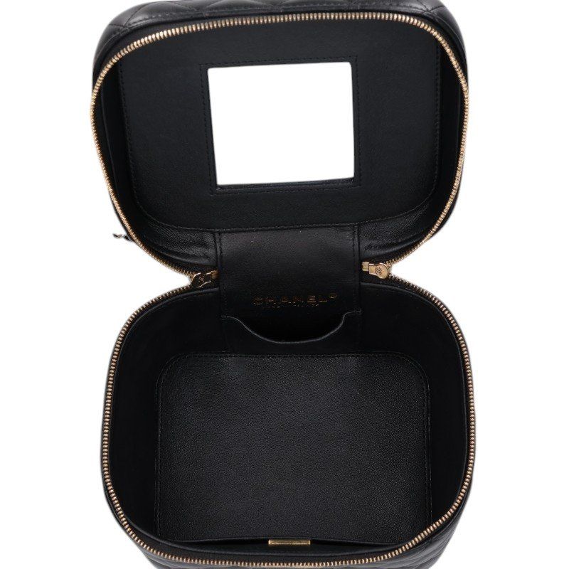 Chanel Quilted Vanity Lambskin Chain Shoulder Bag