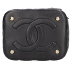 Chanel Quilted Vanity Lambskin Chain Shoulder Bag