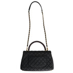Chanel Coco Handle 29 Caviar Leather Chain Shoulder Bag 29