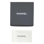 Chanel Brooch CC Logo Rhinestone Silver — view 8