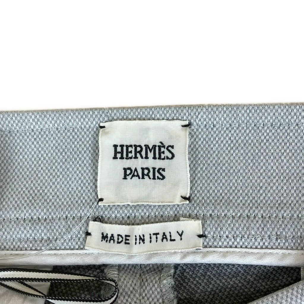 Hermes Pants 36 S Light Gray Full Length Side — view 3