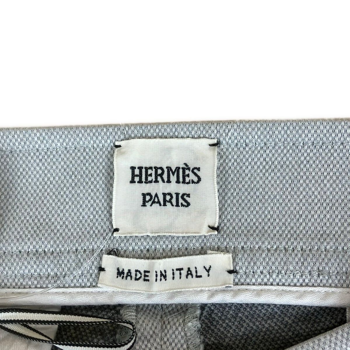 Hermes Pants 36 S Light Gray Full Length Side — view 3