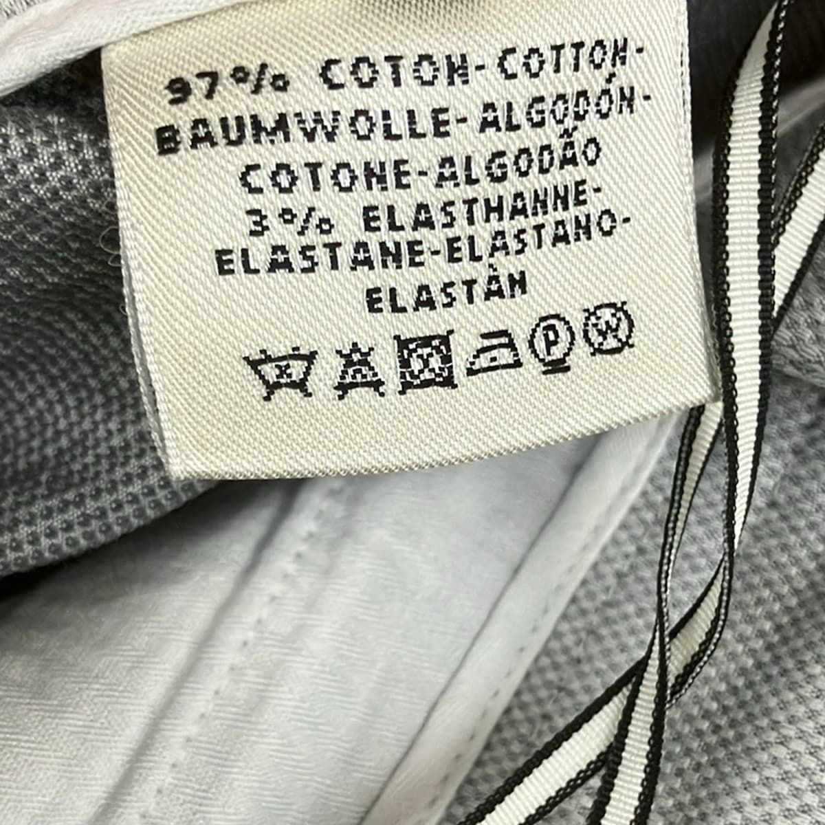 Hermes Pants 36 S Light Gray Full Length Side — view 4
