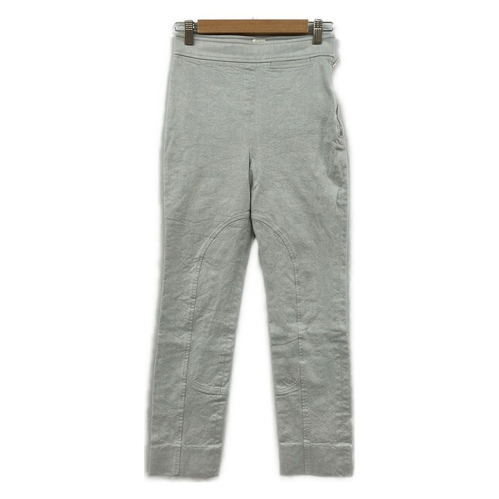 Hermes Pants 36 S Light Gray Full Length Side
