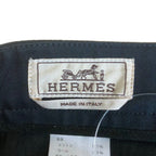 Hermes Pants Dark Navy Full Length — view 3