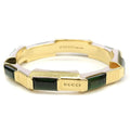 Gucci Ring Link to Love Octagon Green Tourmaline 18K Yellow Gold