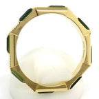 Gucci Ring Link to Love Octagon Green Tourmaline 18K Yellow Gold — view 7