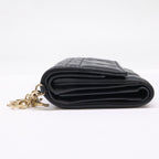 Dior Lady Dior Cannage Lambskin Compact Wallet — view 4