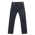 Dior Homme Chris Era Painted Button Fly Slim Straight Pants 29