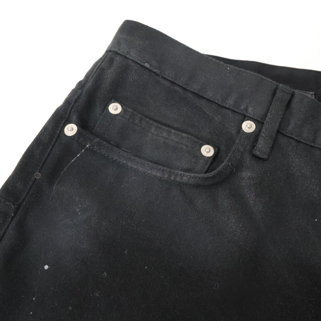 Dior Homme Chris Era Painted Button Fly Slim Straight Pants 29 — view 6