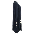 Chanel CC Logo Handshake Cashmere Blend Long Cardigan 36 — view 2