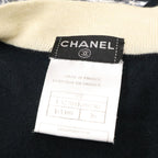Chanel CC Logo Handshake Cashmere Blend Long Cardigan 36 — view 5