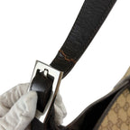 Gucci Jackie Line Shoulder Bag Hobo Sherry GG Canvas Brown — view 7