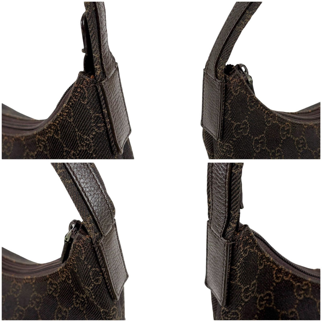 Gucci Shoulder Bag GG Canvas Hobo Brown Soho Vintage — view 4