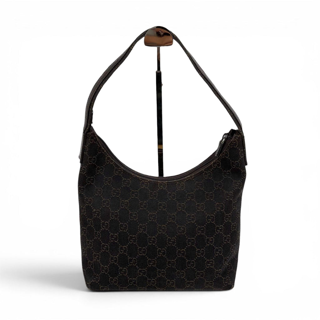 Gucci Shoulder Bag GG Canvas Hobo Brown Soho Vintage — view 2
