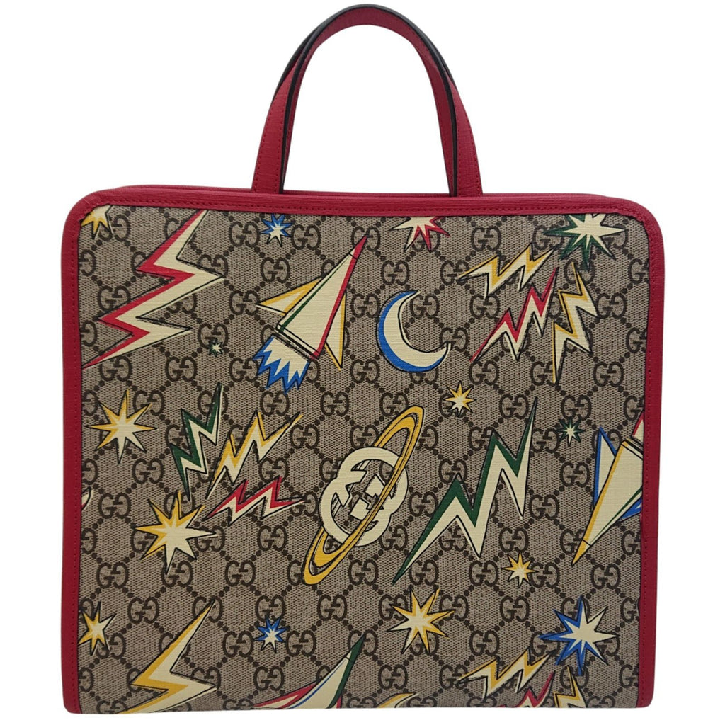 Gucci Children GG Supreme Ufo Thunder 2-Way Tote Shoulder Bag — view 2