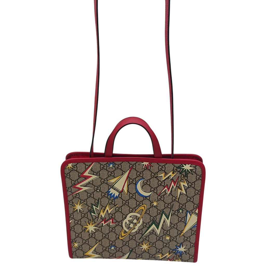 Gucci Children GG Supreme Ufo Thunder 2-Way Tote Shoulder Bag — view 3