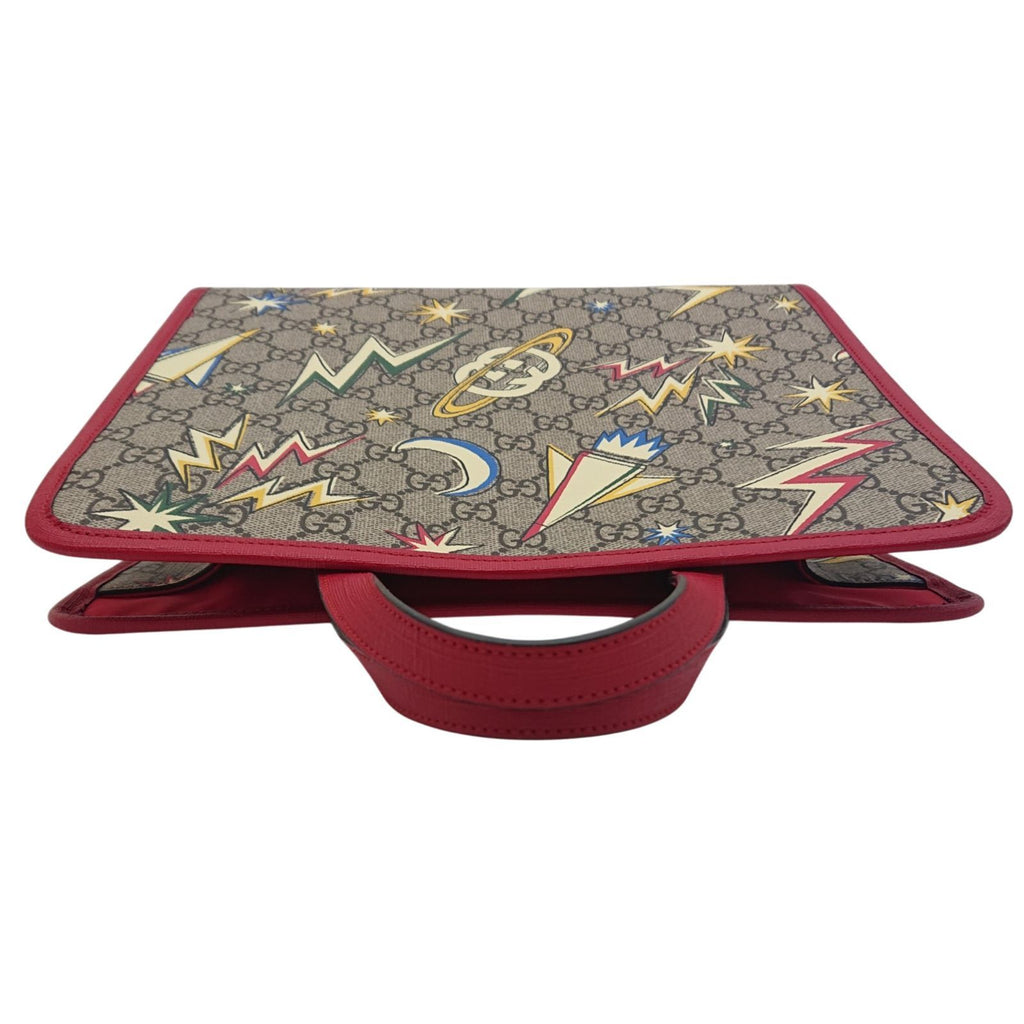 Gucci Children GG Supreme Ufo Thunder 2-Way Tote Shoulder Bag — view 7