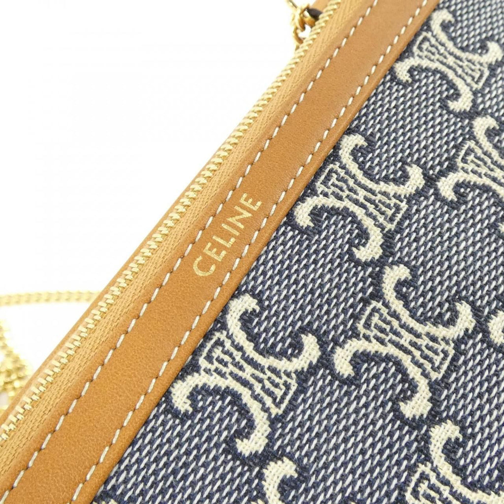 Celine Shoulder Bag Navy — view 4