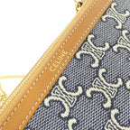 Celine Shoulder Bag Navy — view 4