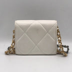 Chanel Lambskin 19 Flap Coin Purse Chain Mini Shoulder Bag Wallet Price — view 2