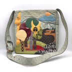 Louis Vuitton Monogram Mini Comte de Fe Besace Patchwork Shoulder Bag Multicolor