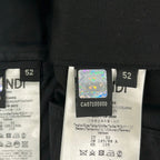 Fendi Singles Black Zucca Pattern Embroidery Side Line Jacket — view 6