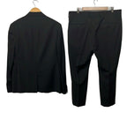 Fendi Singles Black Zucca Pattern Embroidery Side Line Jacket — view 2