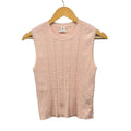 Hermes Vest 40 M Light Pink Silk Blend Knit Twill Lane