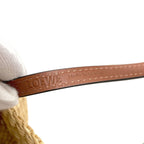 Loewe Shell Basket Tote Bag Straw Leather — view 6