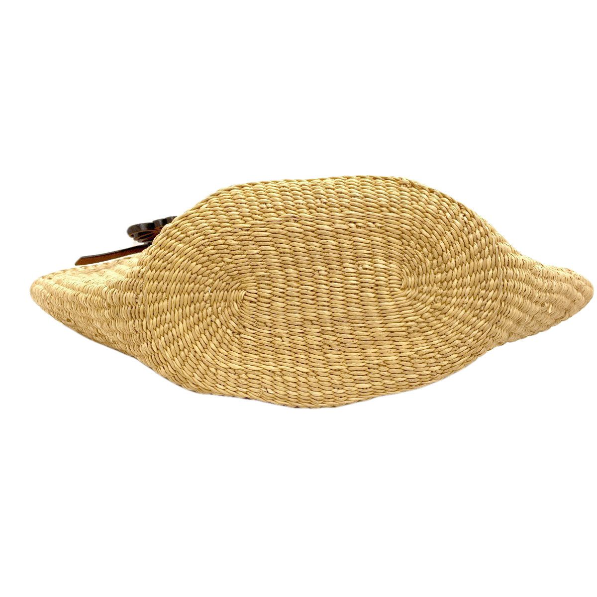 Loewe Shell Basket Tote Bag Straw Leather — view 4